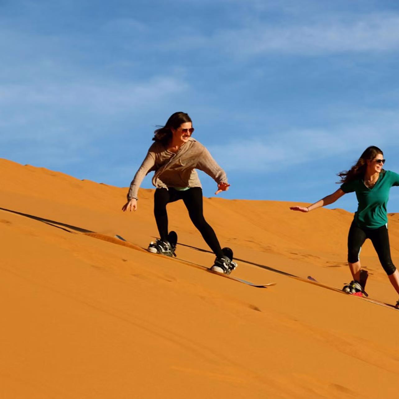 Sand boarding
