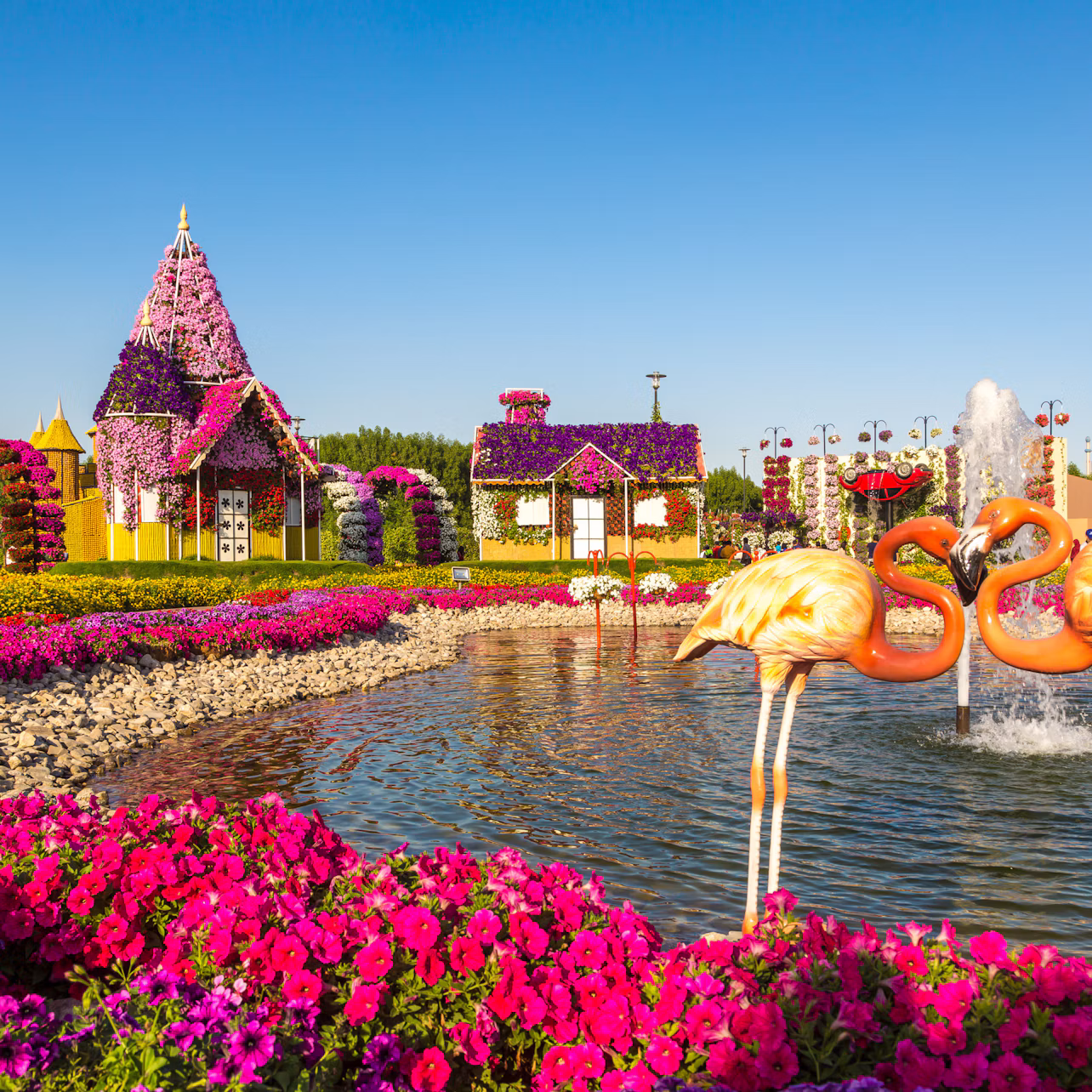 Be surrounded by over 45 million flowers as you discover the diverse themed sections of this massive garden that spans over 7