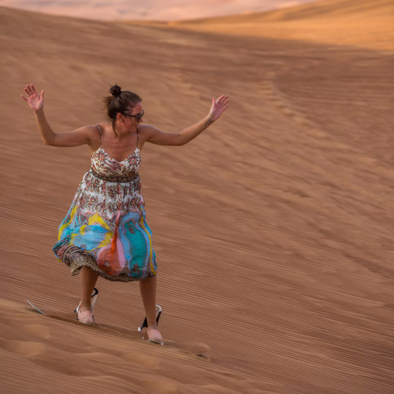 Sand boarding