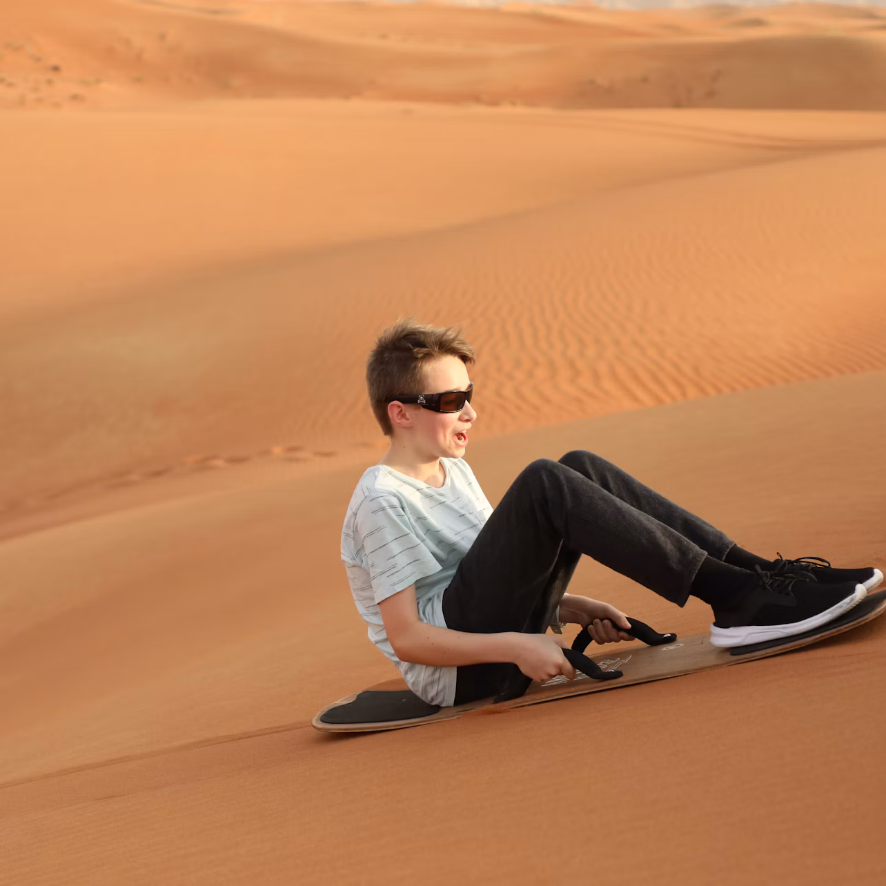 Sand boarding