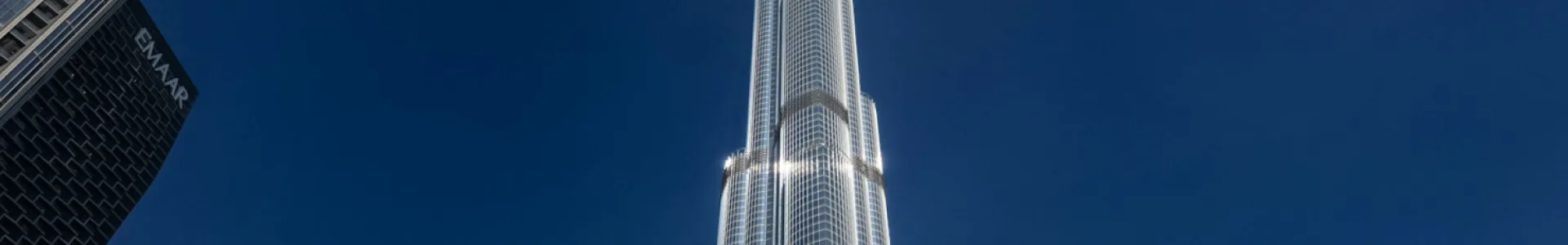 Burj Khalifa rising over Downtown Dubai