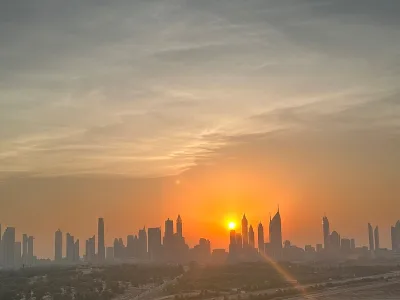 Dubai skyline in the UAE, an illustrative travel image rather than a live security update