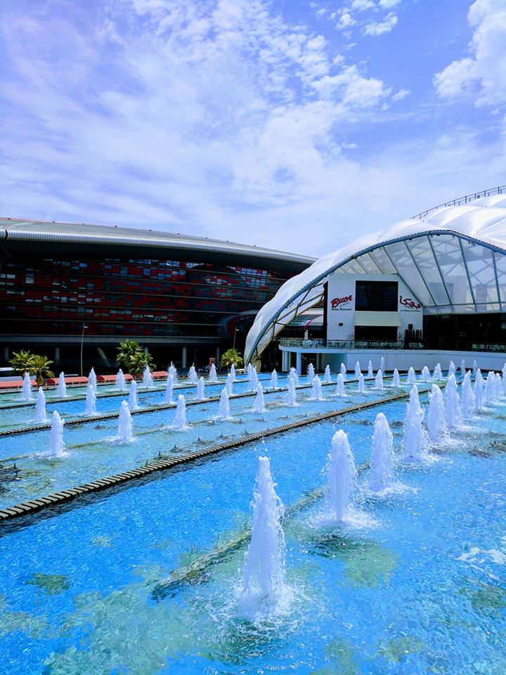 Ferrari World Abu Dhabi family theme park on Yas Island